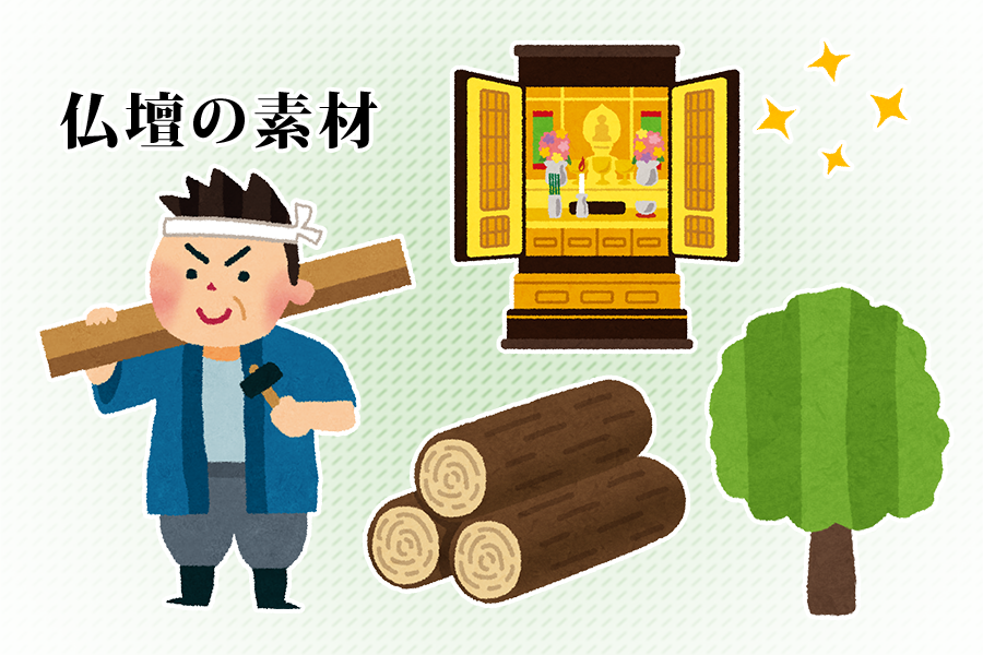 仏壇の素材