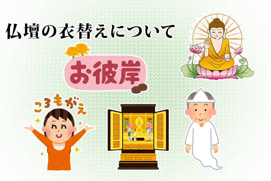 仏壇の衣替えについて