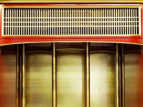 銭辰堂 美術仏壇 朱漆塗モダン 各宗派用3-2