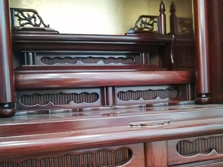 伝統工芸品 東京仏壇「紫檀(黒檀)製厨子型仏壇」25/18　商品画像2
