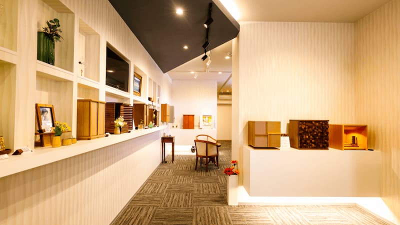 おの佛宝堂 真美ヶ丘本店別館ショールーム 内観写真