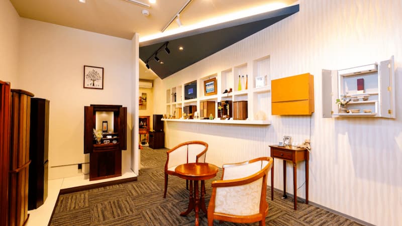 おの佛宝堂 真美ヶ丘本店別館ショールーム 内観写真