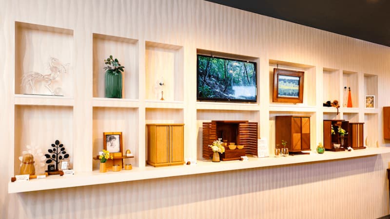 おの佛宝堂 真美ヶ丘本店別館ショールーム 内観写真